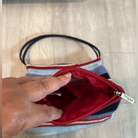 NWOT The Sak red blue white purse with red pouch - Picture 2 of 6